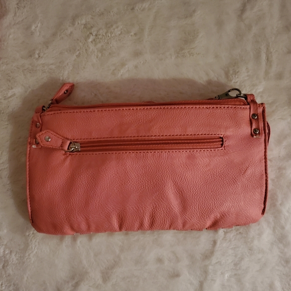 Hanael Pink Rhinestone Crossbody/Clutch/Shoulder - Picture 2 of 5